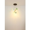 Minara NOWA LED Hängeleuchte mit mehrfarbigem Glasschirm aus Metall 3300 Lumen 3000 Kelvin IP20