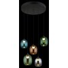 Minara NOWA LED Hängeleuchte mit mehrfarbigem Glasschirm aus Metall 3300 Lumen 3000 Kelvin IP20