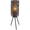 NOWA Denton moderne Stehlampe mit goldfarbenem Metallkäfigschirm, 110 cm, IP20