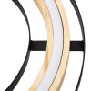 NOWA Rilas LED Deckenleuchte mit naturfarbenem Bambusschirm Ø 46 cm modern dimmbar