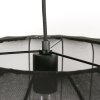 Steinhauer Sable Pendelleuchte Hängeleuchte schwarzer Stoffschirm Länge 60 cm