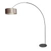 Steinhauer Curve Bogenlampe dimmbar mit Schalter, mit Rundfuß, 210 cm, modern