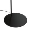 Steinhauer Curve Bogenlampe dimmbar mit Schalter, mit Rundfuß, 210 cm, modern