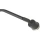 Steinhauer Zig-Zag Metall-Bogenstehlampe mit Holzschirm Naturfarben-Schwarz 173 cm