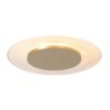 Steinhauer Lido LED dimmbare Deckenleuchte goldene Metall-Deckenleuchte modern