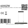 Steinhauer Mykty LED Pendelleuchte für Esstisch 2-flammig, oval, 120 cm aus Metall