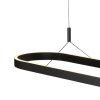 Steinhauer Mykty LED Pendelleuchte für Esstisch 2-flammig, oval, 120 cm aus Metall
