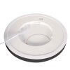 Steinhauer Luminix runde flache dimmbare LED Deckenleuchte mit weißem Schirm IP44