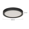 Steinhauer Luminix LED Deckenleuchte dimmbar IP44 2700-3000-3500K 1500lm 18W