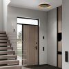 Steinhauer LED Deckenleuchte Golden Veil, runde Bauform, 2700 Kelvin warmweiß