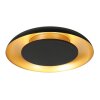 Steinhauer LED Deckenleuchte Golden Veil, runde Bauform, 2700 Kelvin warmweiß