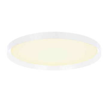 Steinhauer Flady weiße runde LED Deckenleuchte Ø 50 cm 40W 4600lm 2700K dimmbar