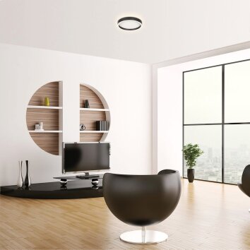 Steinhauer Ringlux LED Ring-Deckenleuchte, rund, dimmbar, 2500 Lumen, 2700 Kelvin