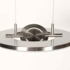 Steinhauer LED Pendelleuchte Soleil, flache Form, höhenverstellbar, 2700 Kelvin warmweiß