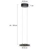 Steinhauer Soleil LED Esstisch-Pendelleuchte, Esszimmerleuchte, 2-flammig, dimmbar