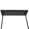 Steinhauer Stang 3-flammige Esstisch-Pendelleuchte mit schwarzen Stoffschirmen