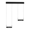 Steinhauer Mykty dimmbare LED Pendelleuchte mit Leuchtringen, 4-flammig, 30 cm