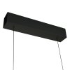 Steinhauer Fluxy lineare LED-Pendelleuchte, 120 cm, dimmbar, 2700K, 2700lm, 5W