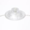 Steinhauer Prestige Chic dimmbare Schwenkarm-Stehlampe, 250 cm, gold-schwarzer Stoffschirm