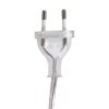 Steinhauer Prestige Chic dimmbare Schwenkarm-Stehlampe, 250 cm, gold-schwarzer Stoffschirm