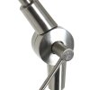 Steinhauer Prestige Chic dimmbare Schwenkarm-Stehlampe, 250 cm, gold-schwarzer Stoffschirm