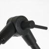 Steinhauer Prestige Chic Bogenstehlampe aus Metall mit goldfarbenem Stoffschirm, dimmbar