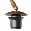 Steinhauer Sparkled Light bronzefarbene Stehlampe als Bogenlampe mit weißem Stoffschirm