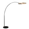 Steinhauer Ringlux goldfarbene LED Bogen-Stehlampe mit Ring, 4000 Lumen, 20 W