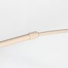 Steinhauer Sparkled Light naturfarbene Bambus-Stehlampe dimmbar, 240 cm hoch