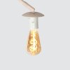 Steinhauer Sparkled Light naturfarbene Bambus-Stehlampe dimmbar, 240 cm hoch