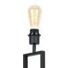 Steinhauer Stang Tischleuchte Tischlampe mit gold-schwarzem Stoffschirm E27