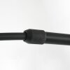 Steinhauer Sparkled Light Bogen-Wandleuchte mit goldfarbenem Stoffschirm