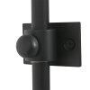 Steinhauer Sparkled Light Bogen-Wandleuchte mit goldfarbenem Stoffschirm