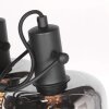 Steinhauer Glaslic Wandleuchte Wandlampe 2-flammig mit rauchfarbenen Glasschirmen, dimmbar