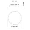 Globo Jess LED Deckenleuchte, moderne Deckenleuchte, rund Ø 39 cm, dimmbar, 4600 lm, CCT 1800-12000 K