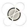 Globo Alvis LED Ring-Deckenleuchte mit 4 Ringen 4000 Kelvin 5710 Lumen 40 Watt IP20