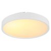 Globo Jess dimmbare runde LED Deckenleuchte weiß modern 39 cm für Flur und Küche