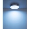 Globo Jess dimmbare runde LED Deckenleuchte weiß modern 39 cm für Flur und Küche
