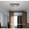 Globo Estrada moderne LED Deckenleuchte silberfarben 3000 Kelvin 3150 Lumen 30 Watt