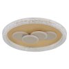 Globo Loraine runde LED Deckenleuchte Gold-Weiß Ø 49,5 cm 3000 Kelvin 4390 Lumen