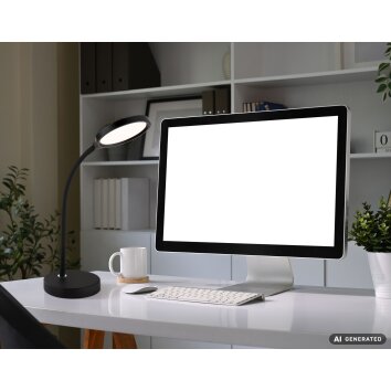 Globo Kalderon LED Schreibtischleuchte mit flexiblem Arm 800 Lumen 2700-6000 Kelvin