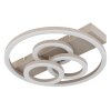 Globo Darryl I sandfarbene LED Deckenleuchte rund, 4410 Lumen, 40 Watt, IP20, modern