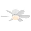 Globo Delores LED Deckenventilator mit Beleuchtung, dimmbar, Fernbedienung