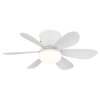 Globo Delores LED Deckenventilator mit Beleuchtung, dimmbar, Fernbedienung