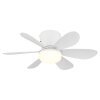 Globo Delores LED Deckenventilator mit Beleuchtung, dimmbar, Fernbedienung