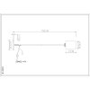 Globo Rowena Stehlampe Stehleuchte modern mit braunem Glasschirm E27 60 Watt Eichenholz