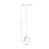 Globo Swanson Esstisch-Hängeleuchte für Küche & Esszimmer, Ø 20 cm, IP20