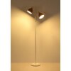 Globo Lyndon Stehlampe 2-flammig, moderne Leselampe für Couchgarnitur