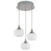 Globo Lui LED Hängeleuchte für Esstisch aus Metall in Nickel-Matt 3000K 2700lm 24W