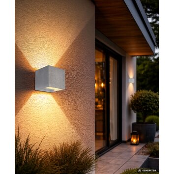Globo Ferguson Außenwandlampe Würfel IP54 11,5 cm für Außenbereich und Garage